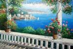  ,  MED0016 Mediterranean Oil Painting