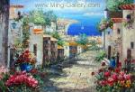 Mediterranean painting on canvas MED0018