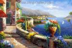 Mediterranean painting on canvas MED0020
