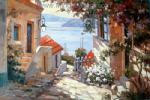  ,  MED0021 Mediterranean Oil Painting