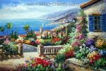 Mediterranean painting on canvas MED0041