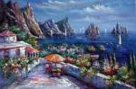 Mediterranean painting on canvas MED0044