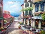 Mediterranean painting on canvas MED0054