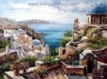 Mediterranean painting on canvas MED0057