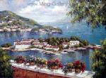 Mediterranean painting on canvas MED0063