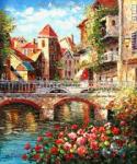  ,  MED0098 Mediterranean Oil Painting