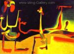  Miro,  MIR0036 Miro Art Reproduction Painting