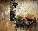 Music painting on canvas MUC0009
