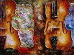 Music painting on canvas MUC0015