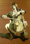  ,  MUC0019 Oil Painting of Musician