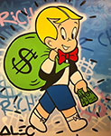 Alec Monopoly replica painting Mono11