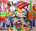 Alec Monopoly replica painting Mono35