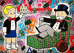 Alec Monopoly replica painting Mono50