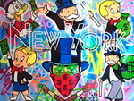 Alec Monopoly replica painting Mono9