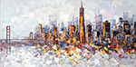 New York painting on canvas NYC0006