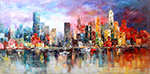 New York painting on canvas NYC0008