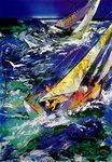 Leroy Neiman replica painting Nei34