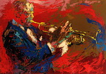 Leroy Neiman replica painting Nei40