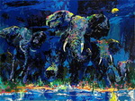 Leroy Neiman replica painting Nei55