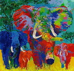 Leroy Neiman replica painting Nei57