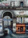 Old French Shopfront painting on canvas OSF0004