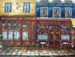 Old French Shopfront painting on canvas OSF0015