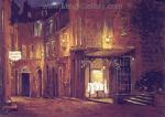Old French Shopfront painting on canvas OSF0034