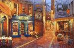 Old French Shopfront painting on canvas OSF0041