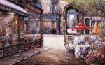 Old French Shopfront painting on canvas OSF0045