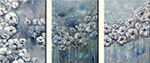 Group Painting Sets Flowers 3 Panel painting on canvas PAF0003