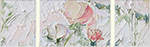 Group Painting Sets Flowers 3 Panel painting on canvas PAF0006