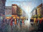  ,  PAR0003 Oil Painting of Paris