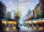 Paris painting on canvas PAR0010