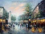  ,  PAR0016 Oil Painting of Paris