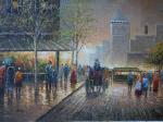  ,  PAR0022 Oil Painting of Paris