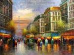  ,  PAR0028 Oil Painting of Paris