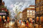  ,  PAR0029 Oil Painting of Paris