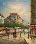  ,  PAR0032 Oil Painting of Paris