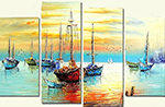 Seascape 4 Panel