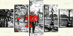 Group Painting Sets Places London 5 Panel painting on canvas PAX0008