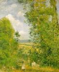  Pissarro,  PIS0002 Pissarro Impressionist Painting