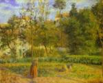  Pissarro,  PIS0020 Pissarro Impressionist Painting