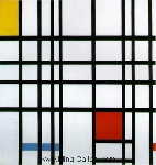  Mondrian,  PMO0003 Mondrian Art Reproduction