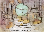 Piet Mondrian replica painting PMO0007
