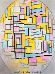 Piet Mondrian replica painting PMO0010