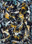  Pollock,  POL0003 Abstract Expressionist Art Reproduction