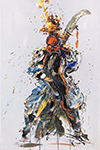 Chinese Opera painting on canvas POP0008