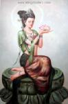 Chinese Magic Ladies painting on canvas PRA0007