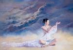 Chinese Magic Ladies painting on canvas PRA0042