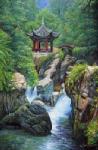 Chinese Landscape painting on canvas PRL0005